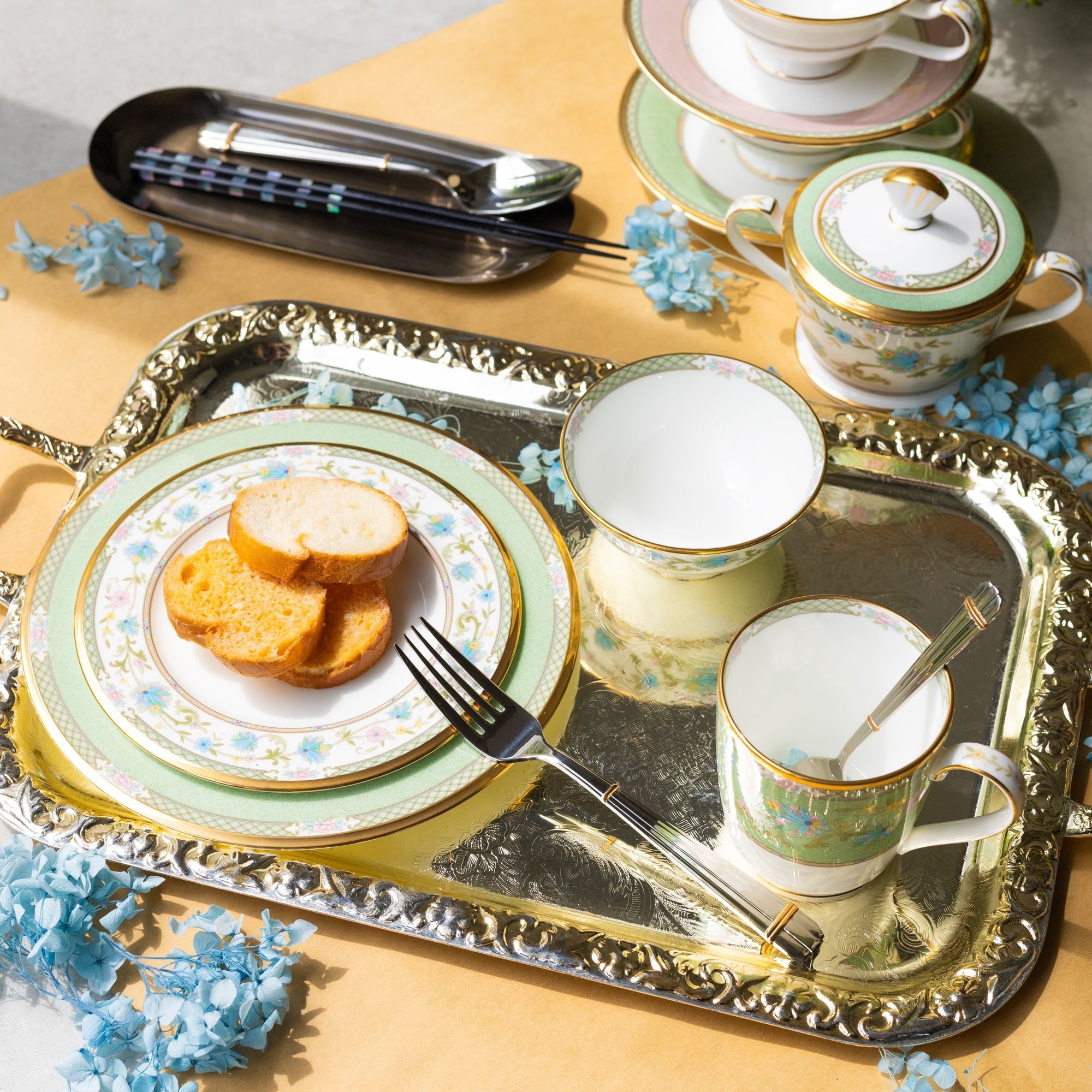 Bát (chén) 10,5cm dung tích 210ml đựng nước chấm, soup sứ xương Nhật Bản | Noritake Yoshino 9983J - 50184