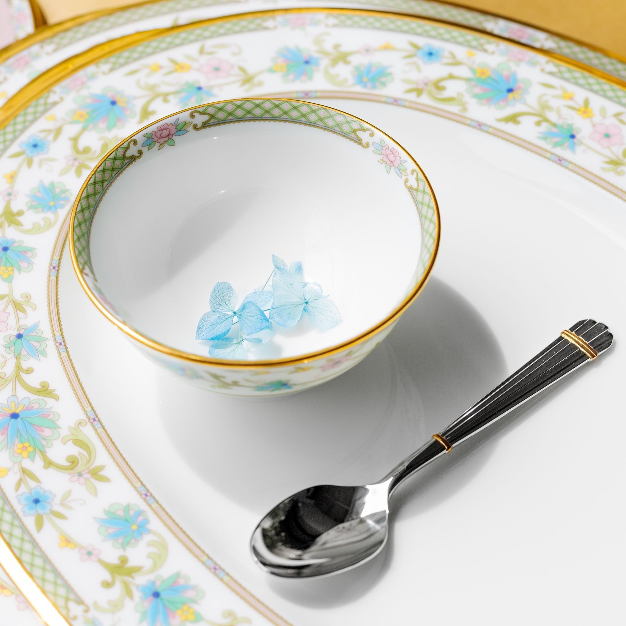 Bát (chén) 10,5cm dung tích 210ml đựng nước chấm, soup sứ xương Nhật Bản | Noritake Yoshino 9983J - 50184