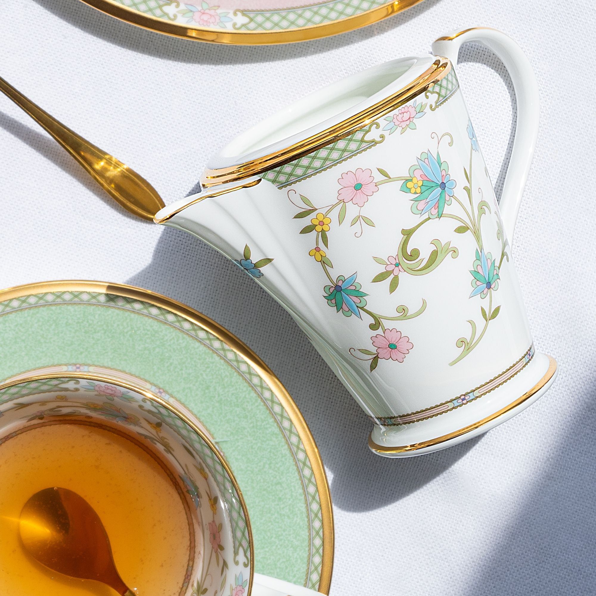 Bình (hũ) đựng sữa dung tích 290ml sứ xương Nhật Bản | Noritake Yoshino 9983J - 59528