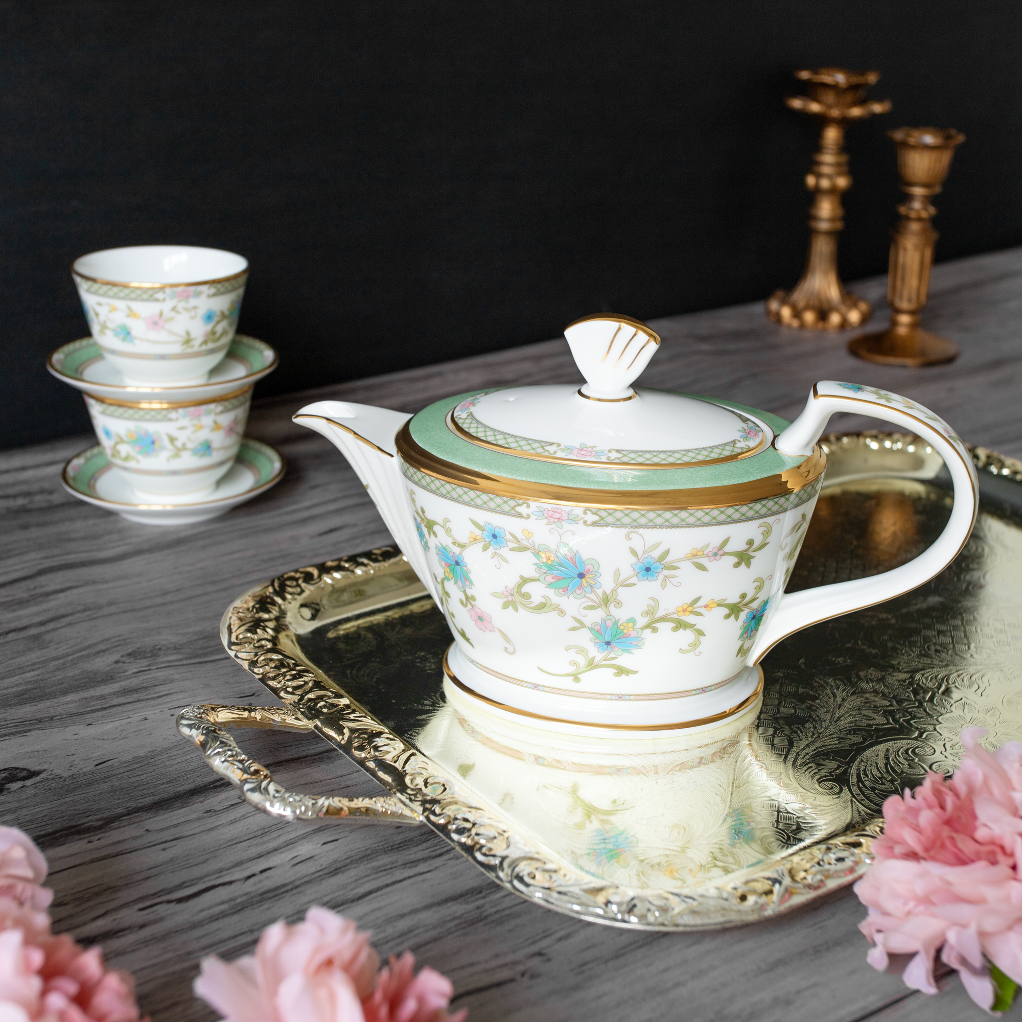 Ấm trà (bình trà) dung tích 880ml sứ xương Nhật Bản | Noritake Yoshino 9983J - T59563