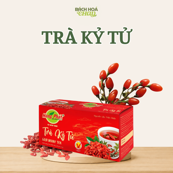  TRÀ KỶ TỬ 60G - THANH MÁT THƯ GIÃN, CÂN BẰNG CƠ THỂ 