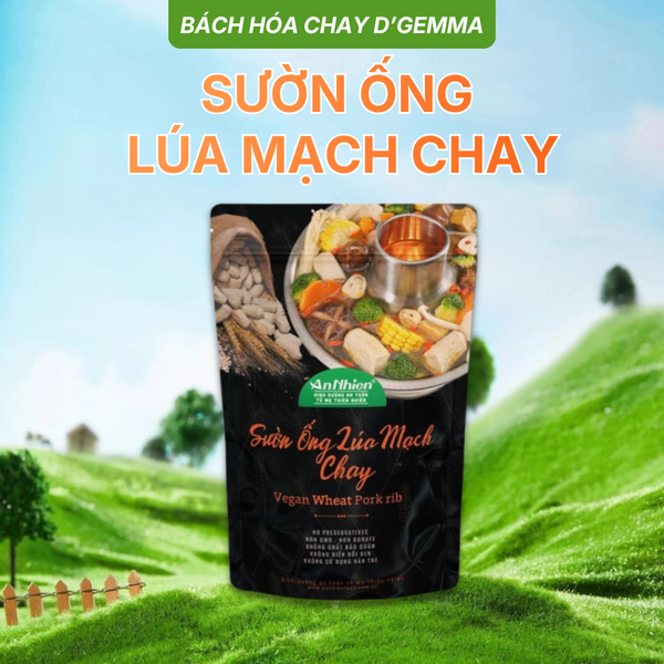  SƯỜN ỐNG LÚA MẠCH CHAY AN NHIÊN FOOD 150G 
