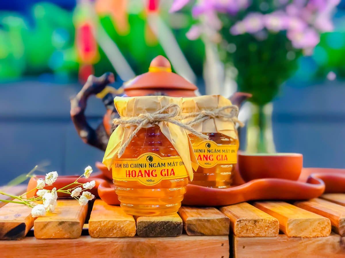  SÂM BỐ CHÍNH NGÂM MẬT ONG | SBC HOÀNG GIA HŨ 100ML 