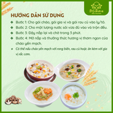 CHÁO YẾN MẠCH GẠO LỨT ĂN LIỀN DINH DƯỠNG | D'GEMMA GÓI 50G 