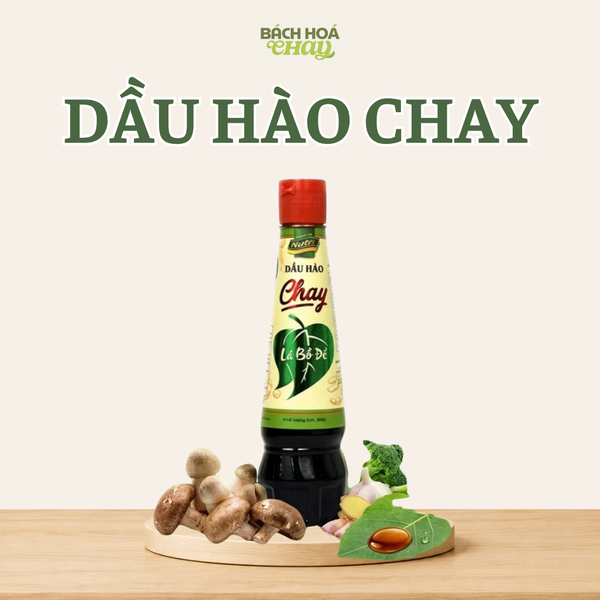  DẦU HÀO CHAY 360G - GIA VỊ THUẦN CHAY ĐẬM ĐÀ, CHIẾT XUẤT NẤM HƯƠNG 
