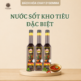  NƯỚC SỐT KHO TIÊU ĐẶC BIỆT | D'GEMMA CHAI 500ML 