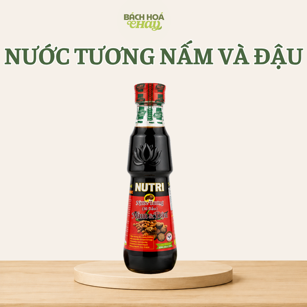  NƯỚC TƯƠNG NẤM VÀ ĐẬU NUTRI 300ML 