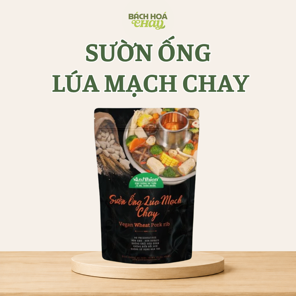  SƯỜN ỐNG LÚA MẠCH CHAY AN NHIÊN FOOD 150G 
