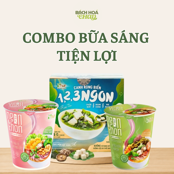  COMBO BỮA SÁNG TIỆN LỢI 