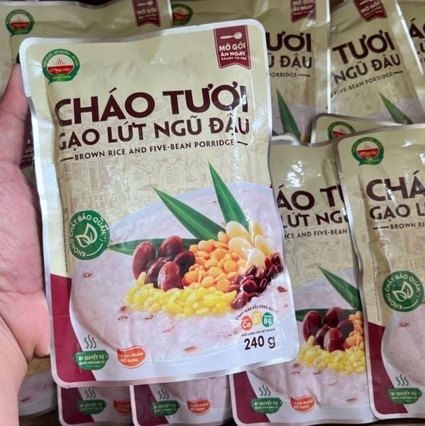  CHÁO TƯƠI GẠO LỨT NGŨ ĐẬU - BỮA ĂN THANH ĐẠM, DỒI DÀO DINH DƯỠNG VÀ TIỆN LỢI 