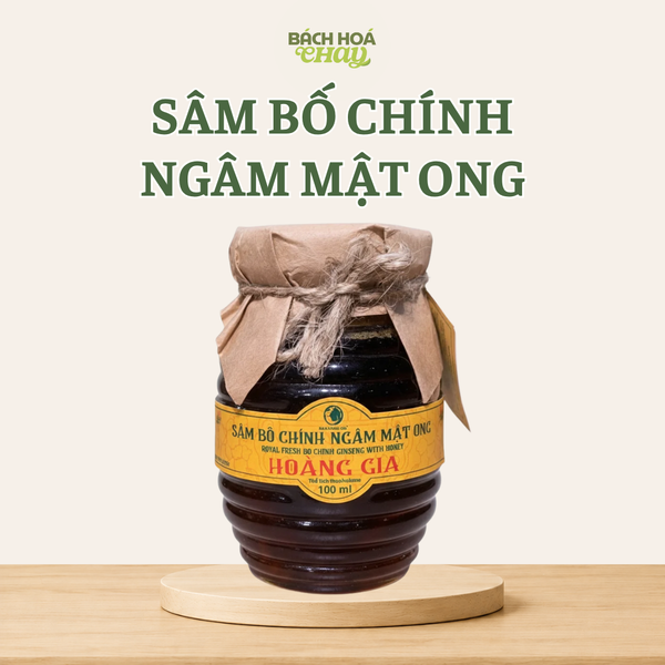  SÂM BỐ CHÍNH NGÂM MẬT ONG | SBC HOÀNG GIA HŨ 100ML 
