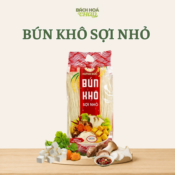 BÚN KHÔ SỢI NHỎ 500G - DAI NGON NGUYÊN BẢN 