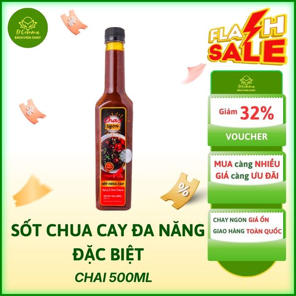  SỐT CHUA CAY ĐẶC BIỆT 500ML HÙNG PHÁT 