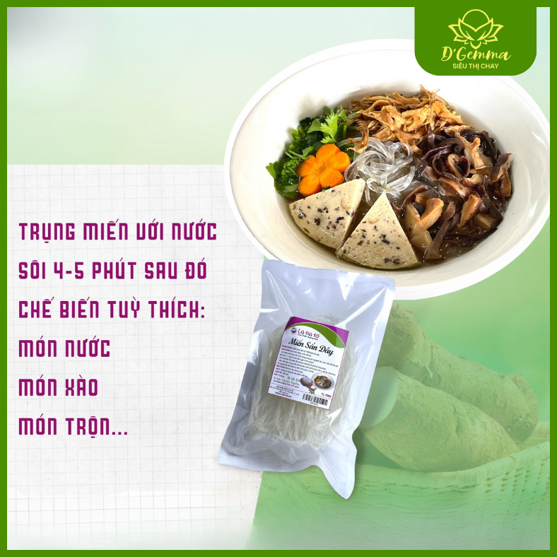  Miến Sắn Dây Vị Quê Thái Tay - 200g 