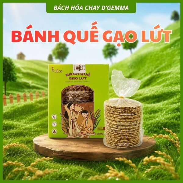  BÁNH QUẾ GẠO LỨT RUECO 200G - HƯƠNG VỊ TUỔI THƠ, GIÒN TAN KHÓ CƯỠNG 