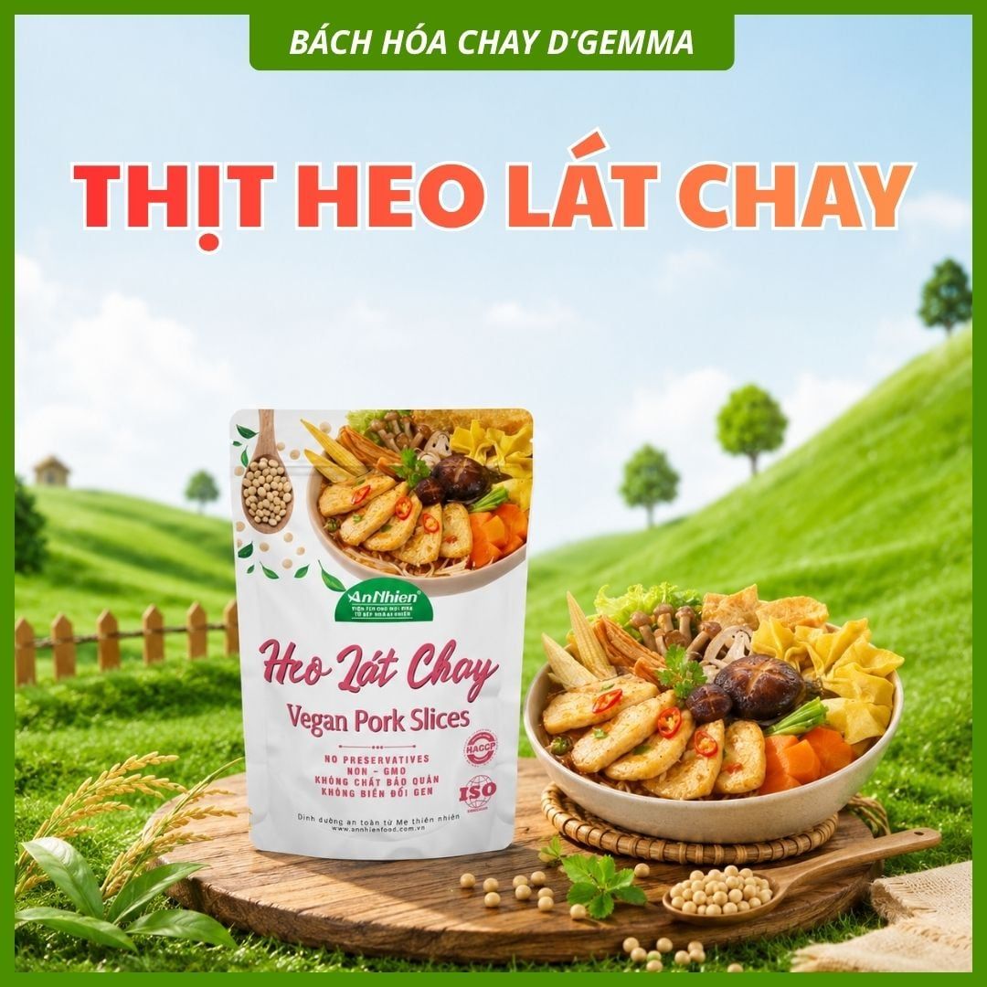  Thịt Heo Lát Chay 150G - Thực Phẩm Chay Khô Thơm Ngon, Dễ Chế Biến 
