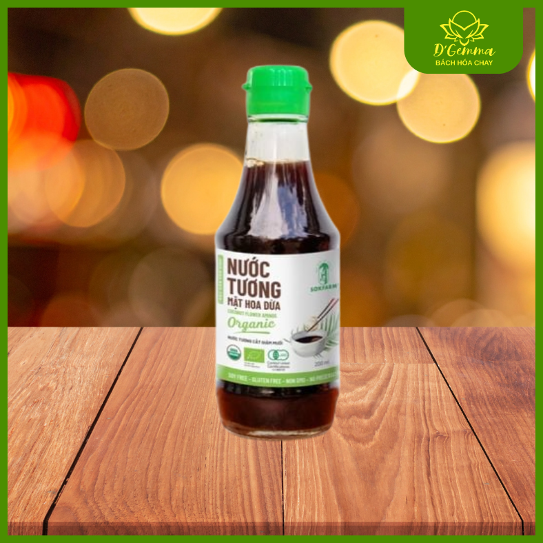  NƯỚC TƯƠNG MẬT HOA DỪA SOKFARM - DÒNG ÍT MUỐI 