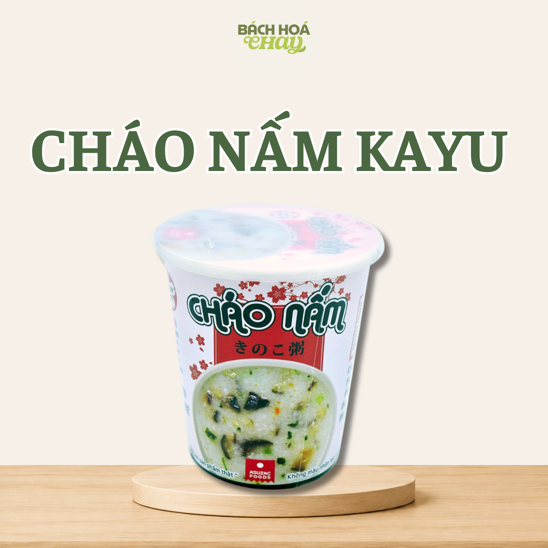  CHÁO NẤM KAYU 36G 