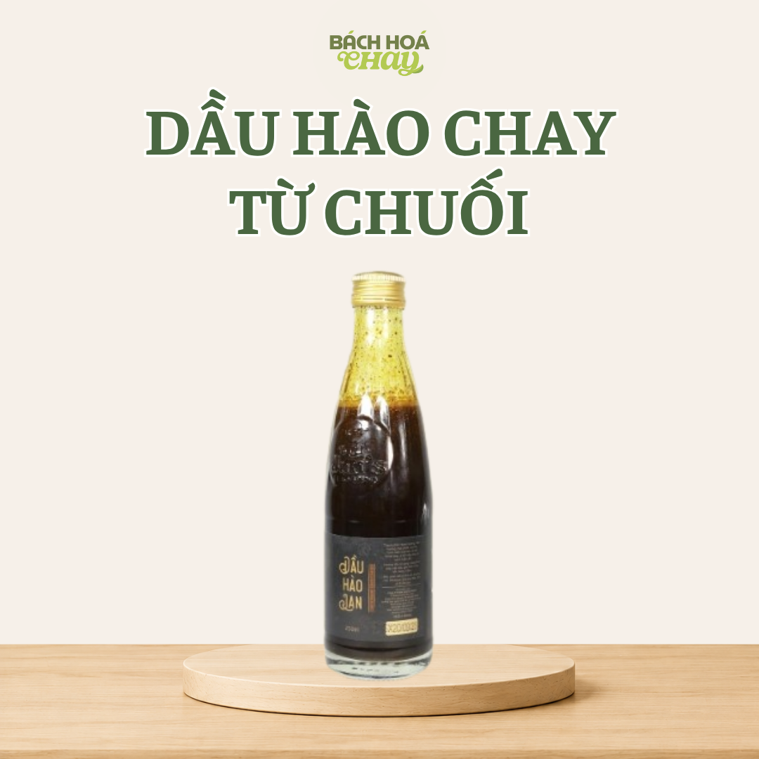  DẦU HÀO CHAY TỪ CHUỐI ATISHA - GIA VỊ ĐẬM ĐẶC TỪ NẤM, CHUẨN VỊ UMAMI TỰ NHIÊN 