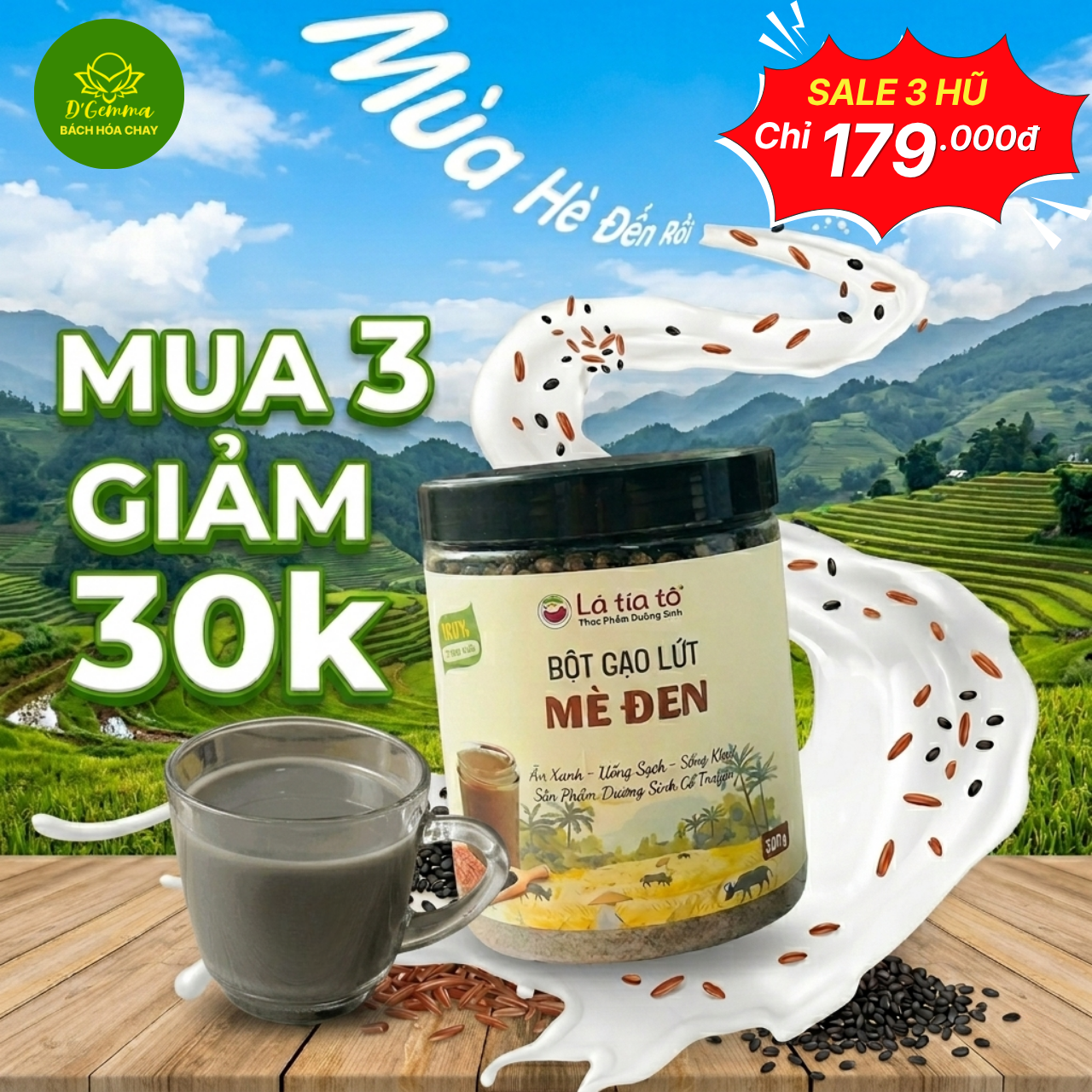  BỘT NGHỆ GẠO LỨT & ĐẬU HẠT RAU CỦ 420G - BỘT DINH DƯỠNG THUẦN CHAY, TỐT CHO BAO TỬ, ĐẸP DÁNG ĐẸP DA 