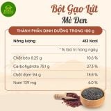  BỘT GẠO LỨT MÈ ĐEN LÁ TÍA TÔ (300G) – CÔNG THỨC VÀNG CHO VÓC DÁNG VÀ LÀN DA 