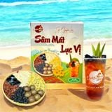  SET NGUYÊN LIỆU SÂM MÁT LỤC VỊ 70G (NẤU 10-12 LÍT) THIỆN NHÂN 5272 - THANH NHIỆT GIẢI KHÁT, TẶNG KÈM HẠT CHIA 