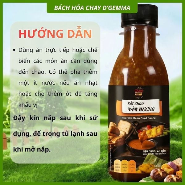  SỐT CHAO NẤM HƯƠNG 