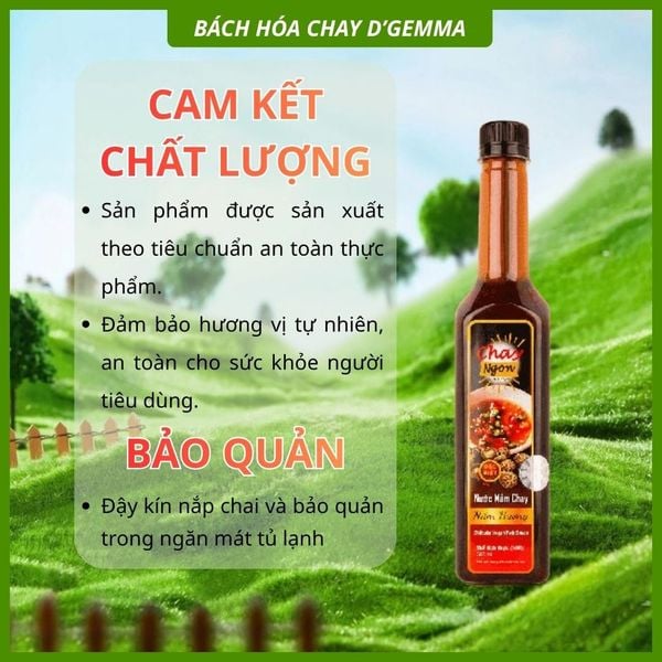  NƯỚC MẮM CHAY NẤM HƯƠNG ĐẶC BIỆT 500ML - HÙNG PHÁT - ĐẬM ĐÀ VỊ NẤM, THƠM NGON CHUẨN VỊ 