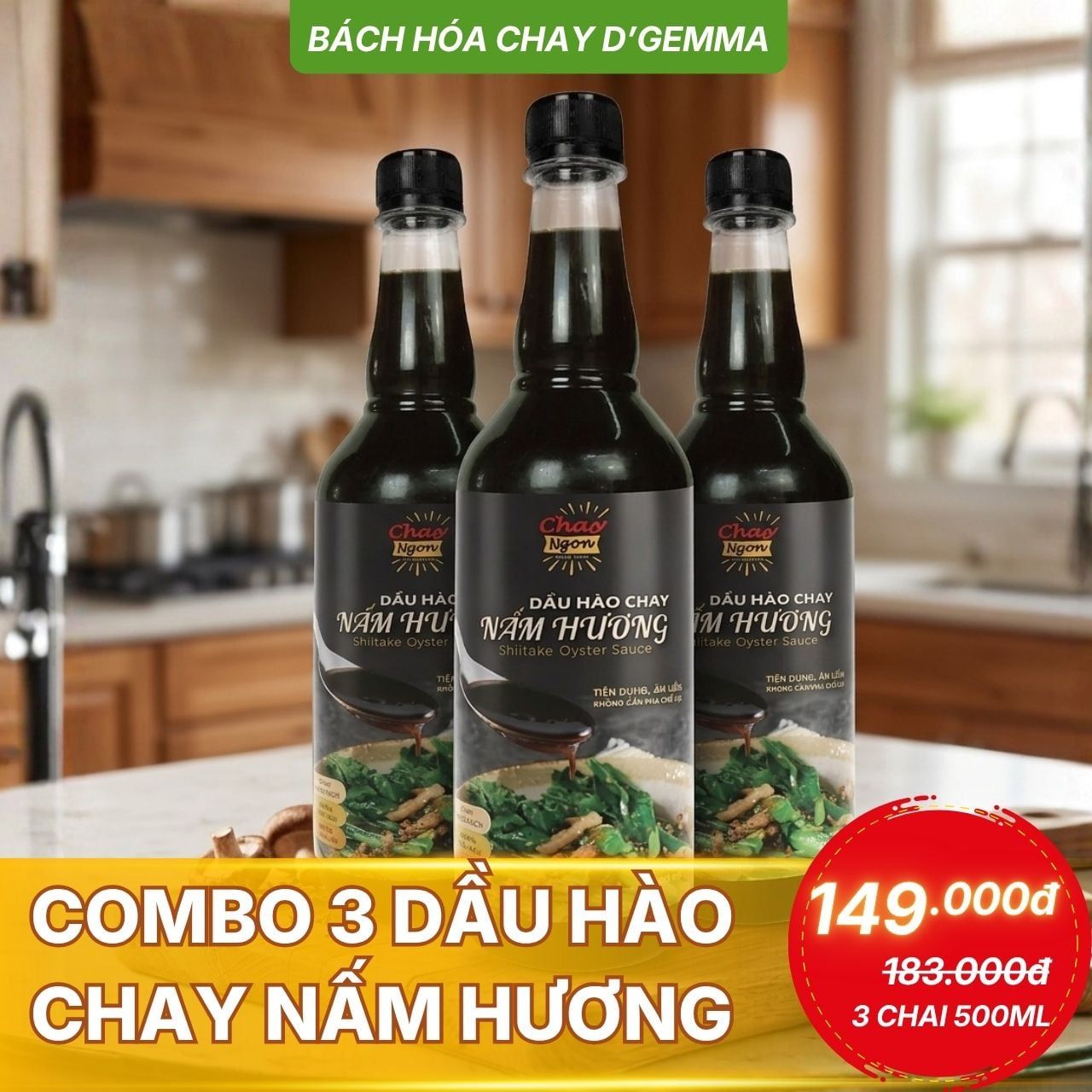  DẦU HÀO CHAY NẤM HƯƠNG ĐẶC BIỆT CHAI 500ML - HÙNG PHÁT - ĐẬM ĐÀ CHO MỌI MÓN ĂN 