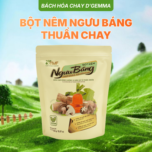  BỘT NÊM NGƯU BÁNG THUẦN CHAY - BỘT NÊM THỰC DƯỠNG VỊ THANH NGỌT TỰ NHIÊN 