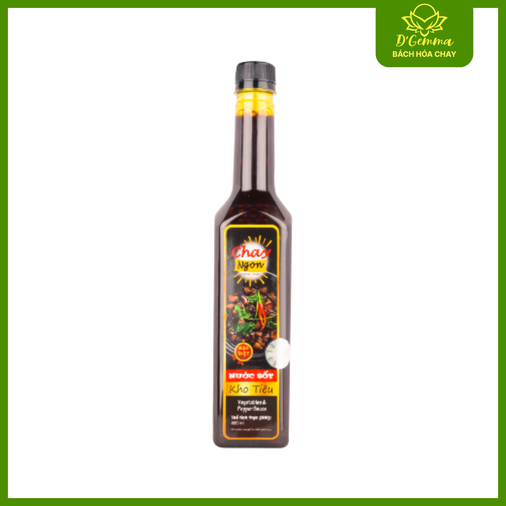  NƯỚC SỐT KHO TIÊU ĐẶC BIỆT | D'GEMMA CHAI 500ML 