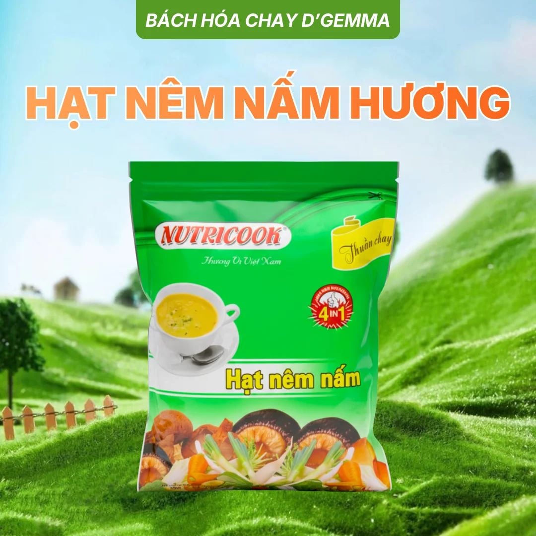  HẠT NÊM NUTRI NẤM HƯƠNG 900G 