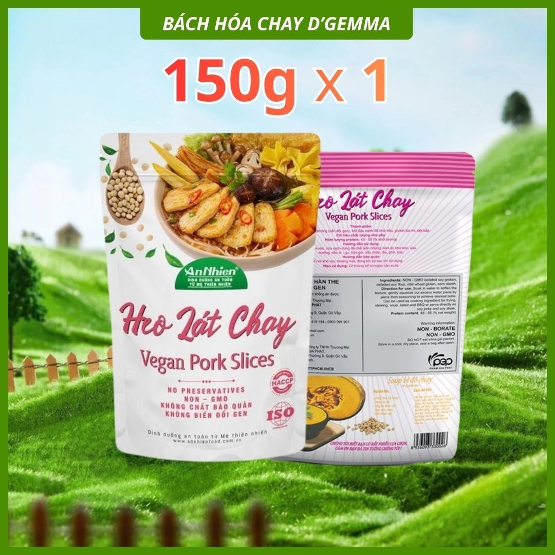  Thịt Heo Lát Chay 150G - Thực Phẩm Chay Khô Thơm Ngon, Dễ Chế Biến 