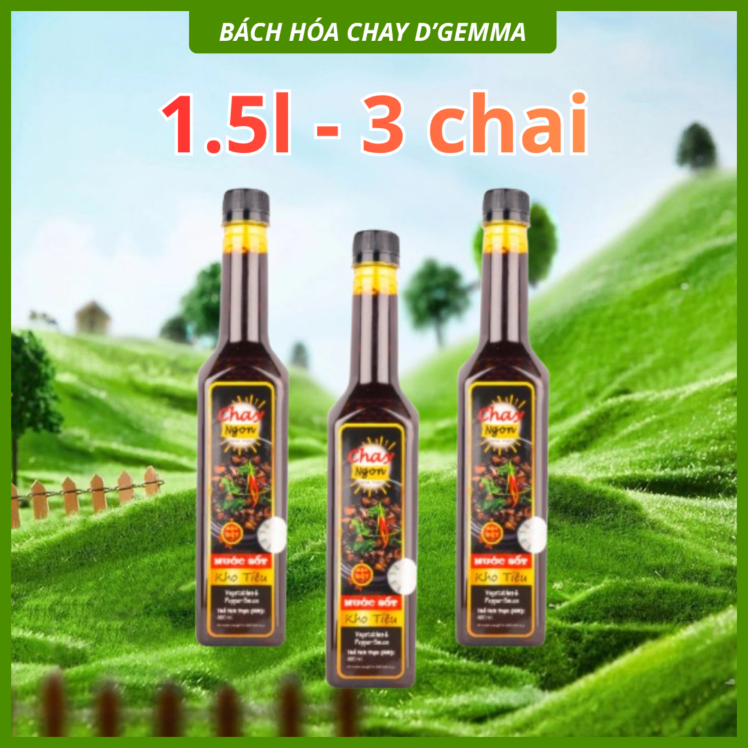  NƯỚC SỐT KHO TIÊU ĐẶC BIỆT | D'GEMMA CHAI 500ML 