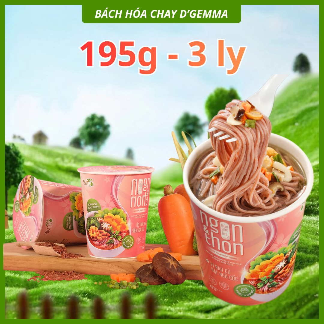  COMBO 5 BÚN RAU CỦ + 5 BÚN TẢO XOẮN 