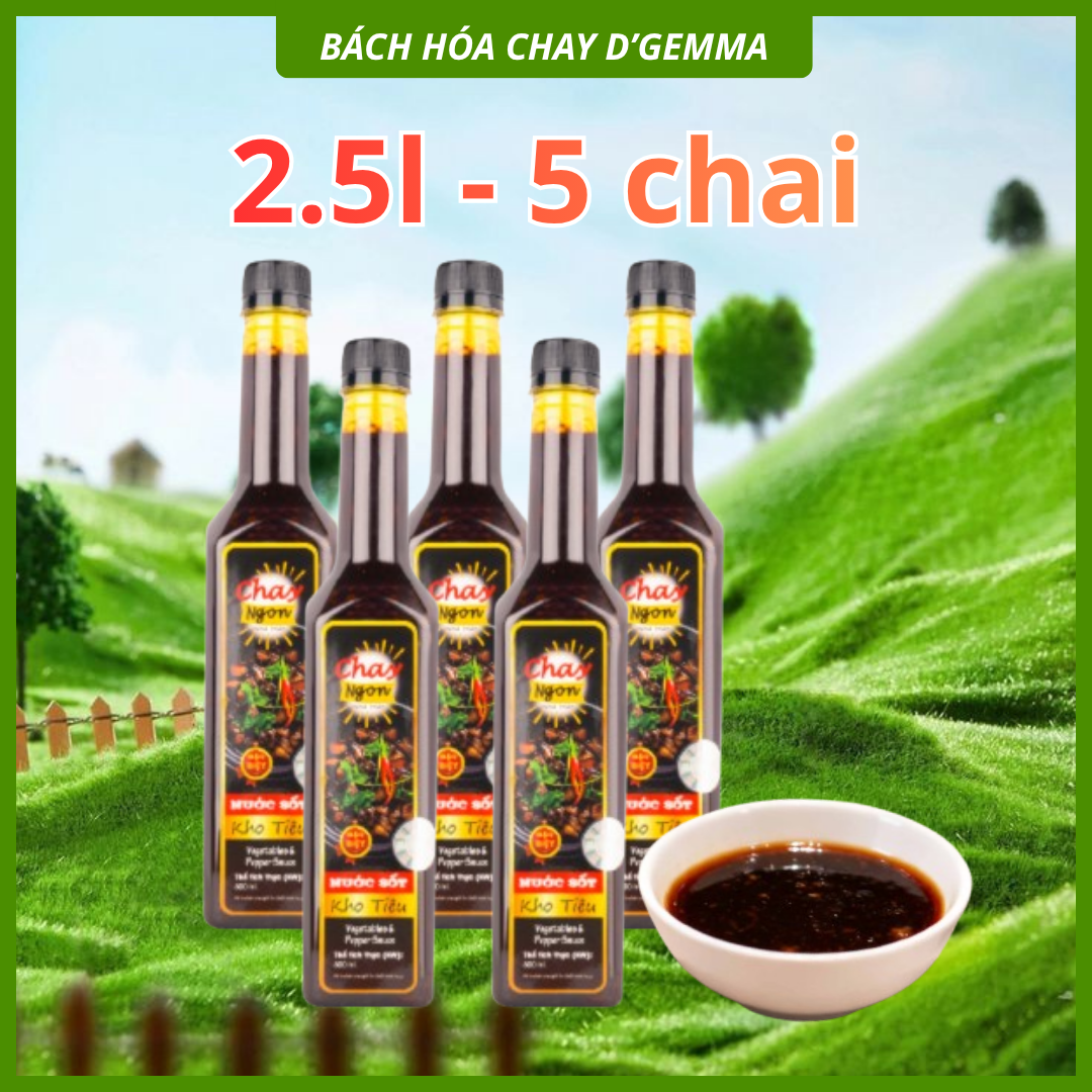  NƯỚC SỐT KHO TIÊU ĐẶC BIỆT | D'GEMMA CHAI 500ML 