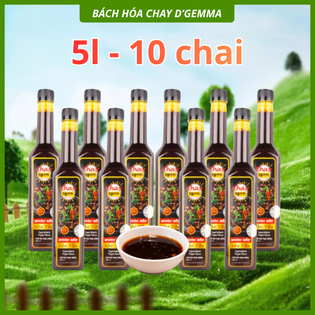  NƯỚC SỐT KHO TIÊU ĐẶC BIỆT | D'GEMMA CHAI 500ML 