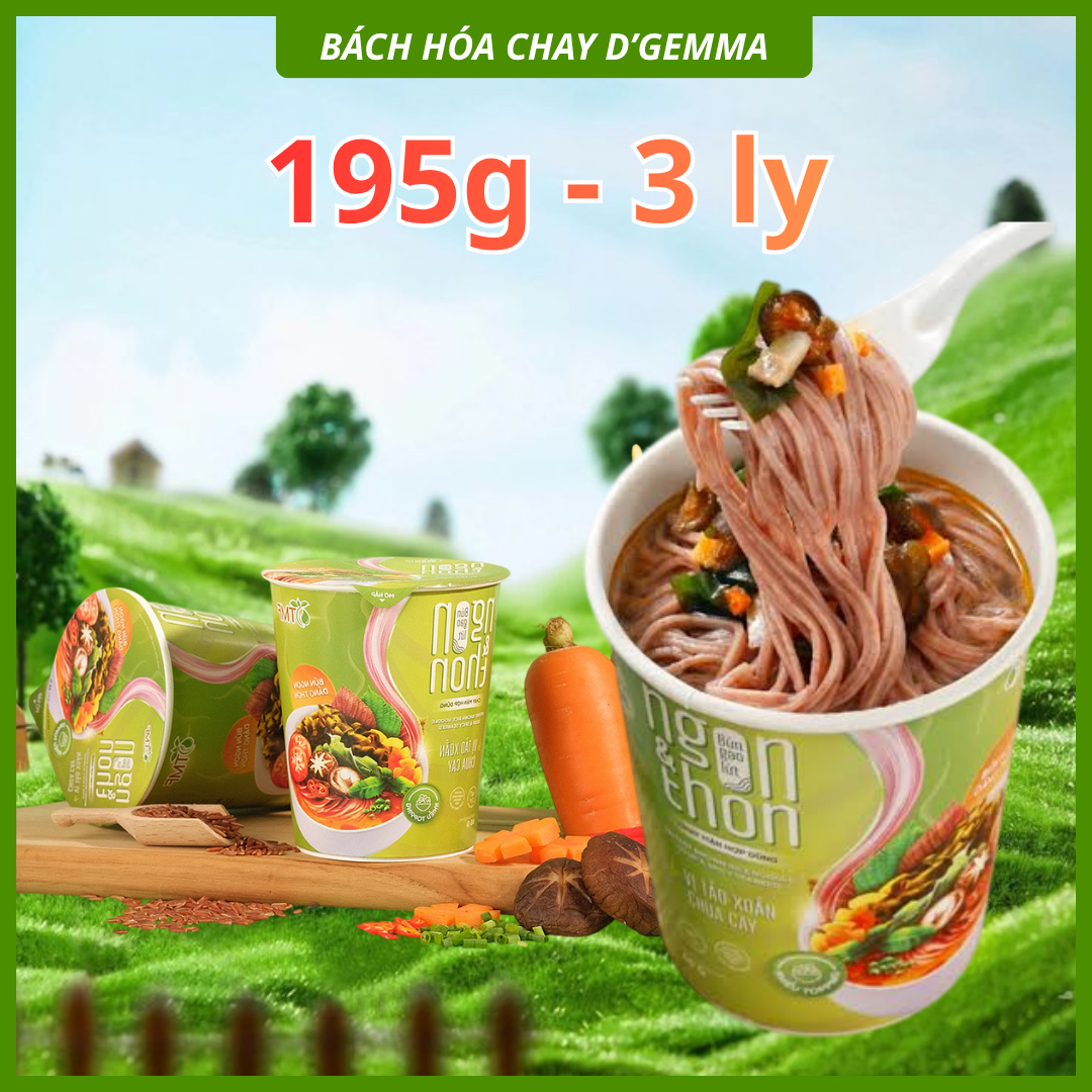  COMBO 5 BÚN RAU CỦ + 5 BÚN TẢO XOẮN 