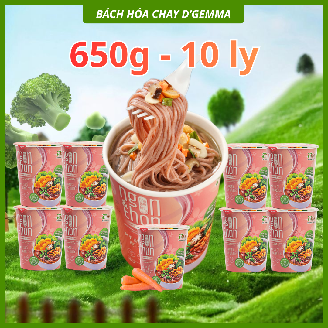 COMBO 5 BÚN RAU CỦ + 5 BÚN TẢO XOẮN 