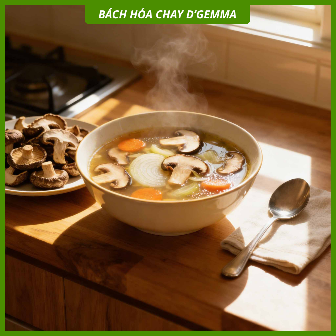  NẤM ĐÔNG CÔ SẤY KHÔ ĐẶC BIỆT - GÓI 100G 