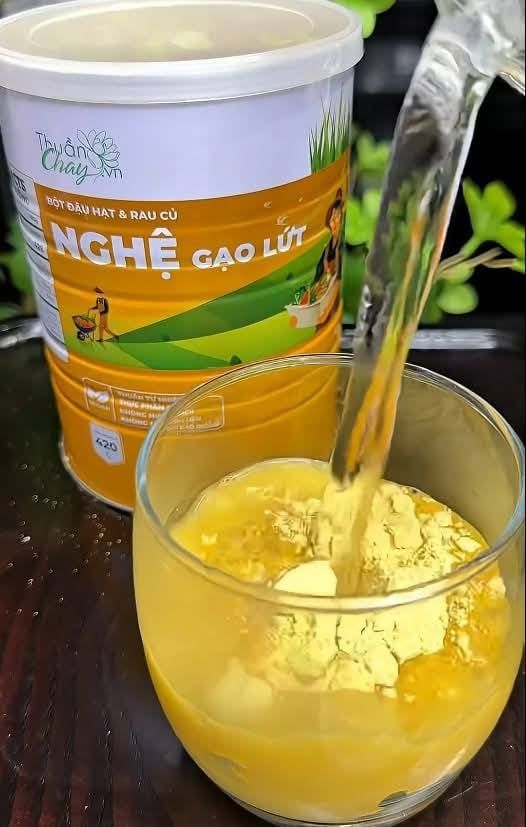  BỘT NGHỆ GẠO LỨT & ĐẬU HẠT RAU CỦ 420G - BỘT DINH DƯỠNG THUẦN CHAY, TỐT CHO BAO TỬ, ĐẸP DÁNG ĐẸP DA 