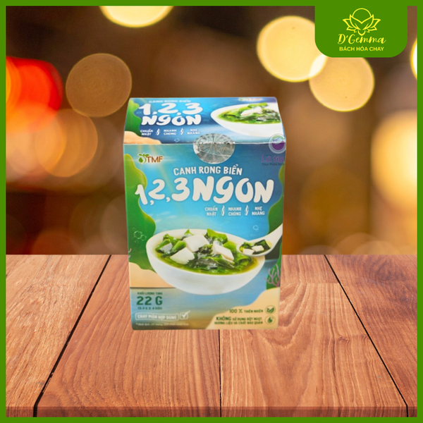  CANH DƯỠNG SINH RONG BIỂN 55G -THANH MÁT, TIỆN LỢI & GIÀU DINH DƯỠNG 
