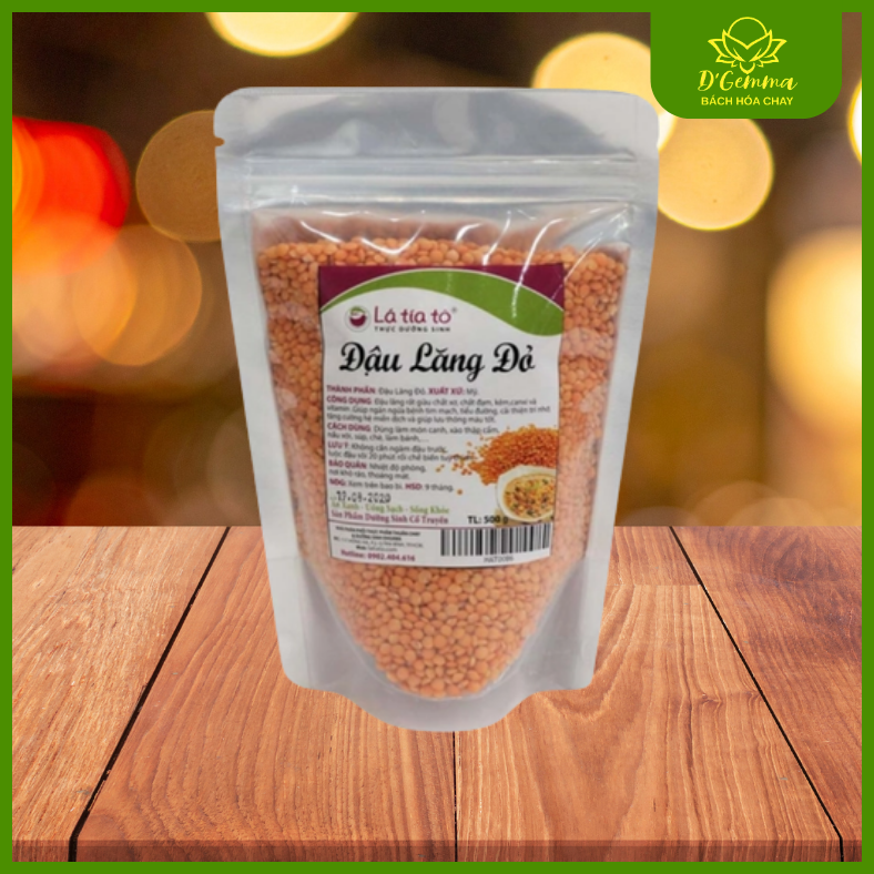  Đậu Lăng Đỏ Lá Tía Tô 200g 