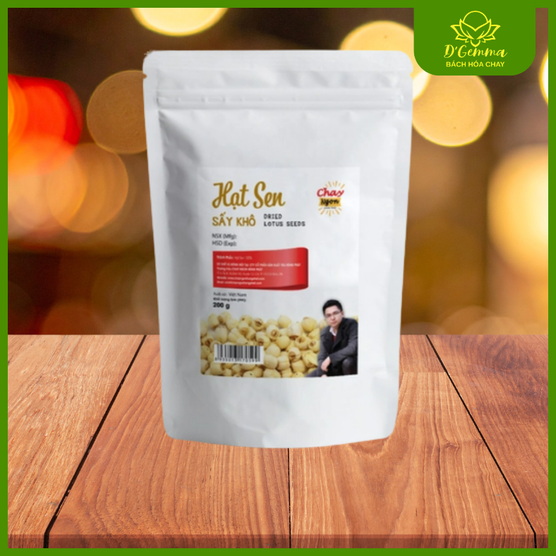  HẠT SEN KHÔ 200G - BÙI BÉO THƠM NGON, AN THẦN VÀ BỒI BỔ SỨC KHỎE 