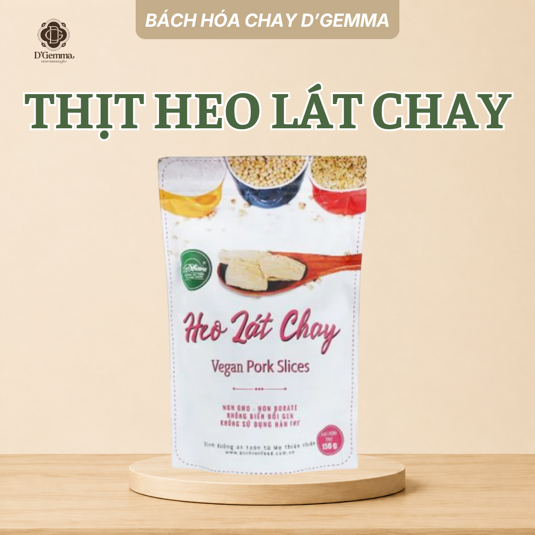  Thịt Heo Lát Chay 150G - Thực Phẩm Chay Khô Thơm Ngon, Dễ Chế Biến 