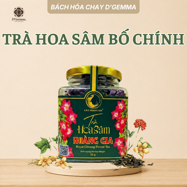  TRÀ HOA SÂM BỐ CHÍNH 20G - HOÀNG GIA 