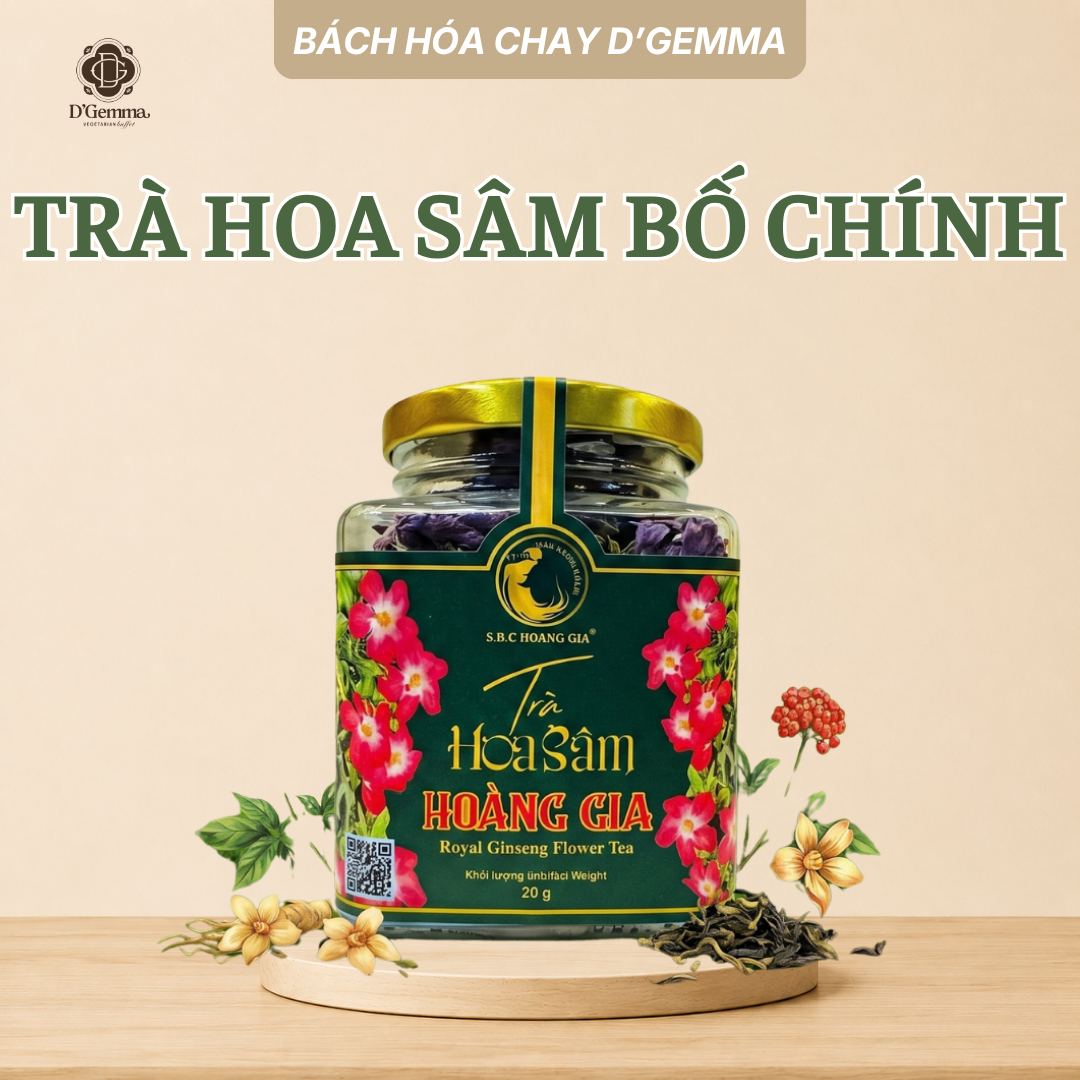  TRÀ HOA SÂM BỐ CHÍNH 20G - HOÀNG GIA 