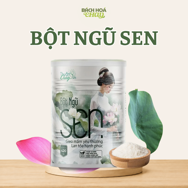  Bột Ngũ Sen 420g - Hỗ Trợ An Thần, Giúp Ngủ Ngon Sâu Giấc 