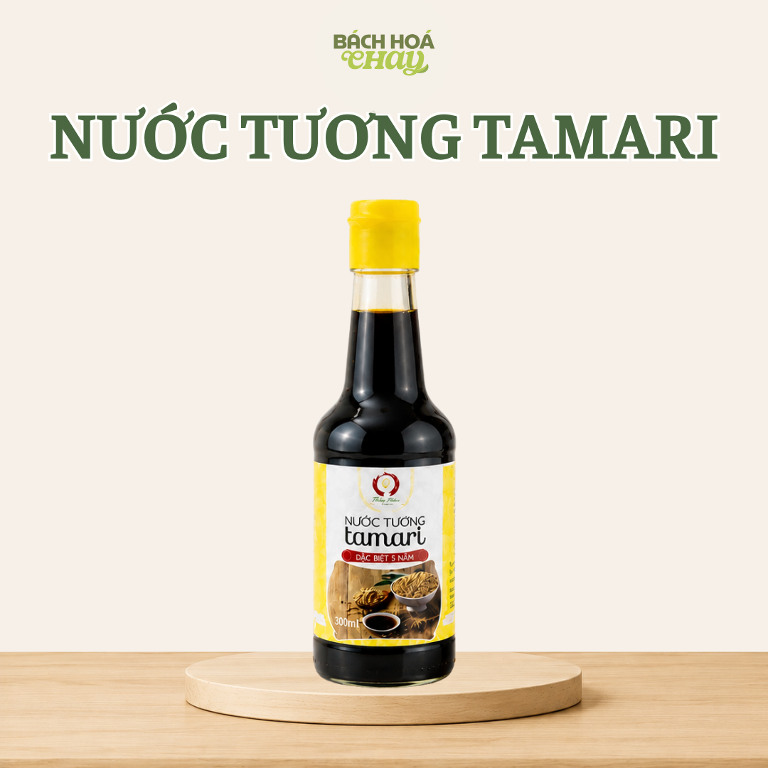  Nước Tương Tamari 5 Thiện Phước 300ml – Đậm Đà, Lên Men Tự Nhiên 