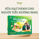  Sữa Hạt Dành Cho Người Tiểu Đường Hồng Hoa Organic 900g – Sữa Hạt Ngũ Cốc Bổ Sung Dinh Dưỡng 